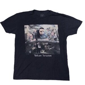 Token Between Somewhere World Tour Shirt Mens Small Black Excellent Rap Tee S